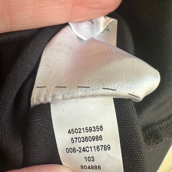 Chico's Women's Applique Cotton Blouse Top Black 3 XL - Picture 7 of 9